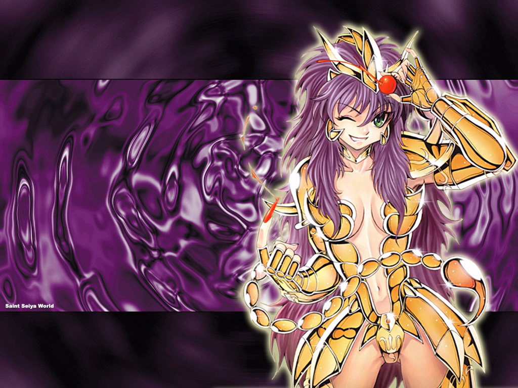 Wallpapers Manga Saint Seiya angel scorpion