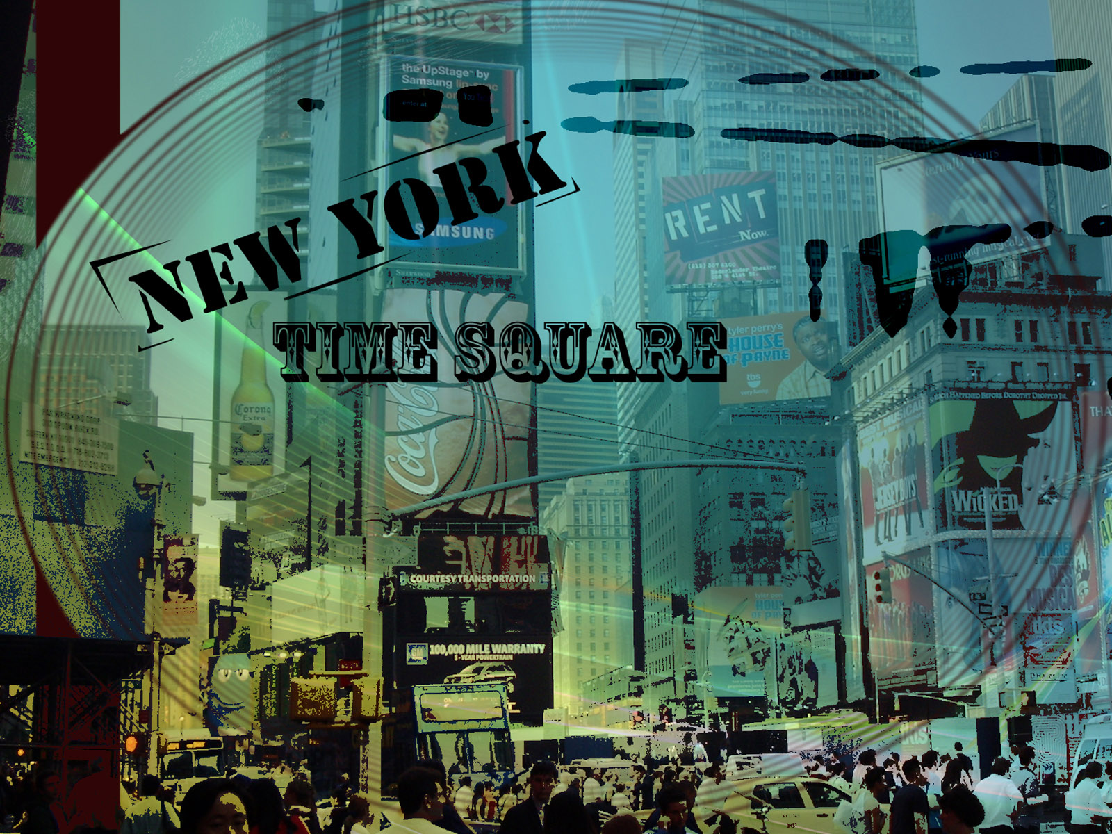 Fonds d'cran Voyages : Amrique du nord Etats-Unis > New York New York Time Square