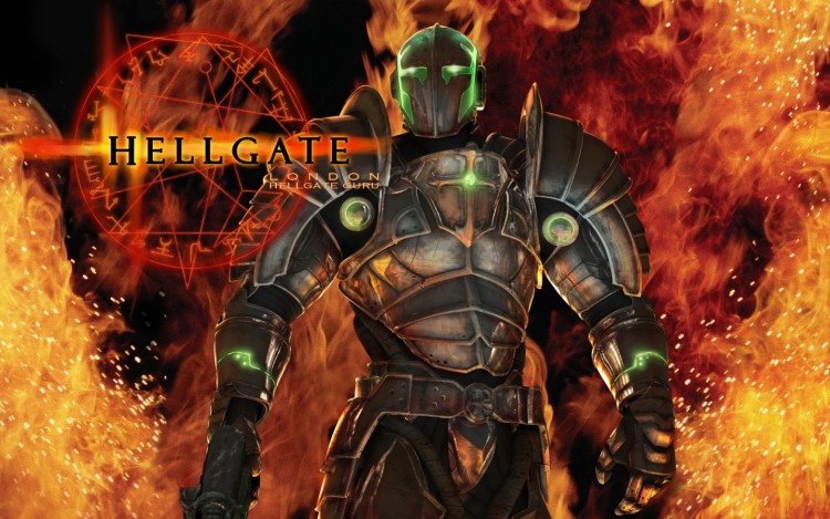 Fonds d'cran Jeux Vido Hellgate - London Templar feu