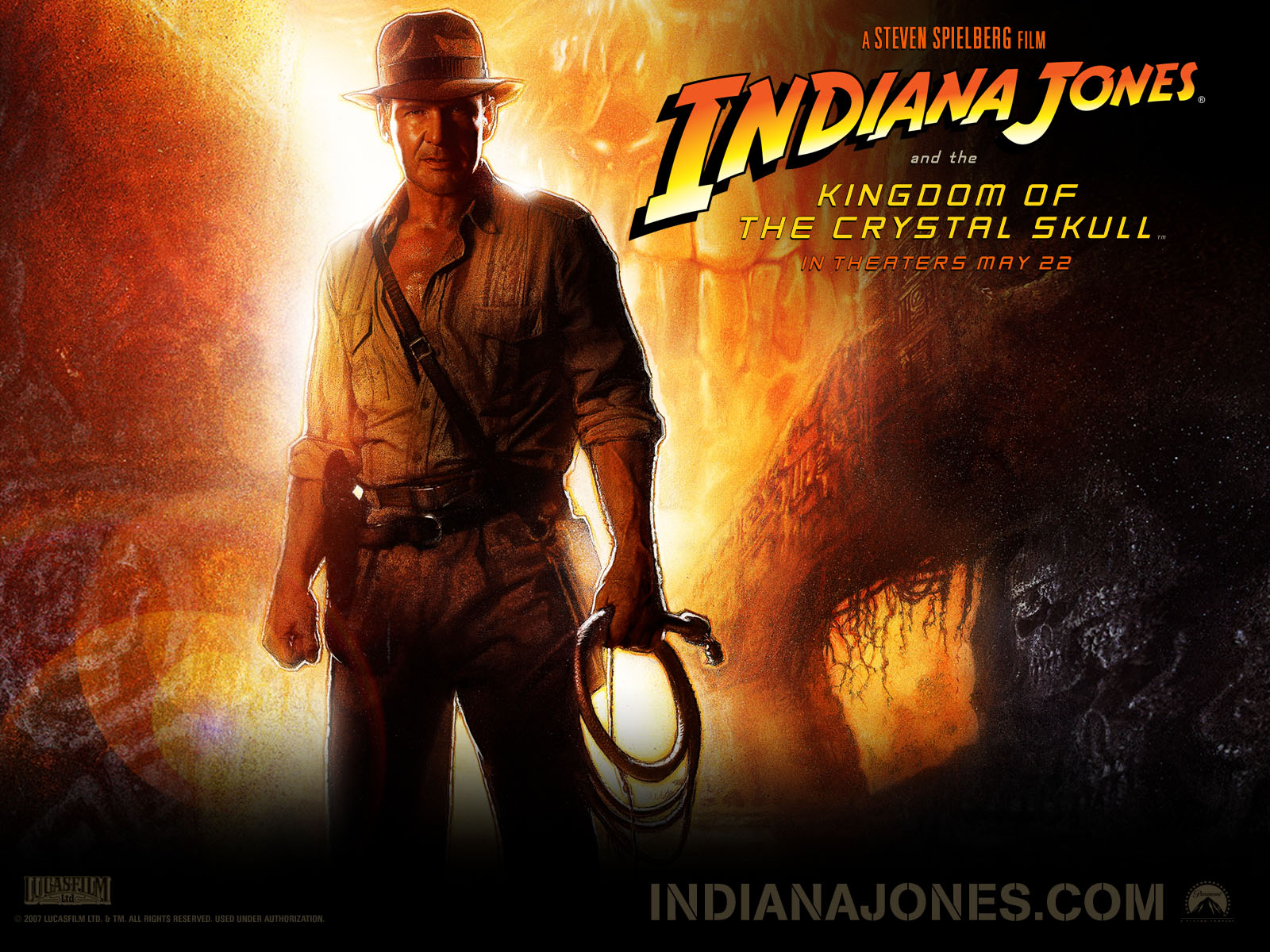 Fonds d'cran Cinma Indiana Jones et le Royaume du Crne de Cristal 