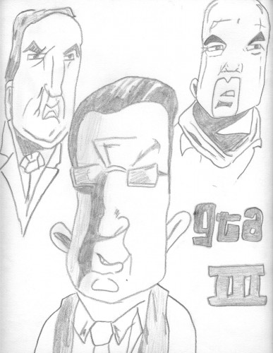 Fonds d'cran Art - Crayon Jeux Vido GTA 3