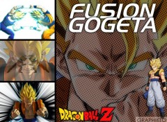 Fonds d'cran Manga Fusion Gogeta