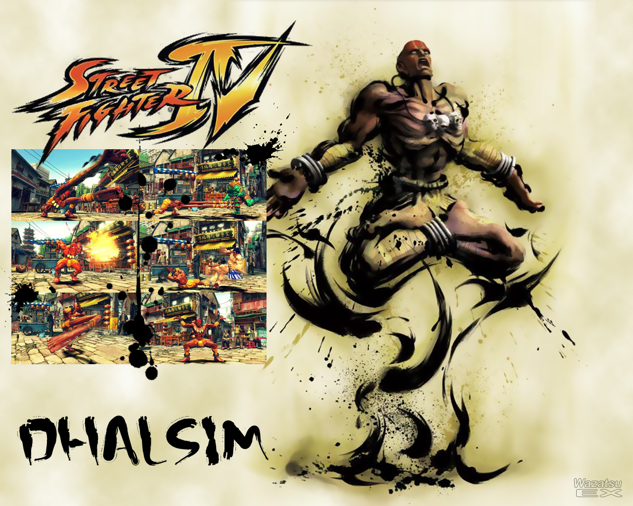 Fonds d'cran Jeux Vido Street Fighter IV Dhalsim