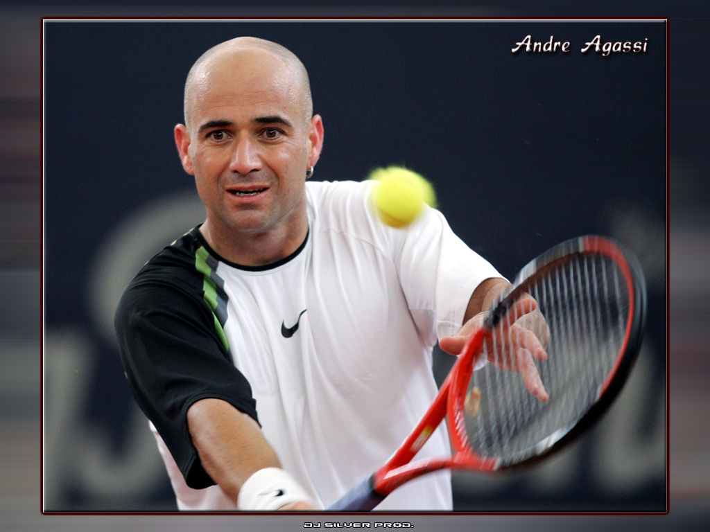 Fonds d'cran Sports - Loisirs Tennis Andr Agassi