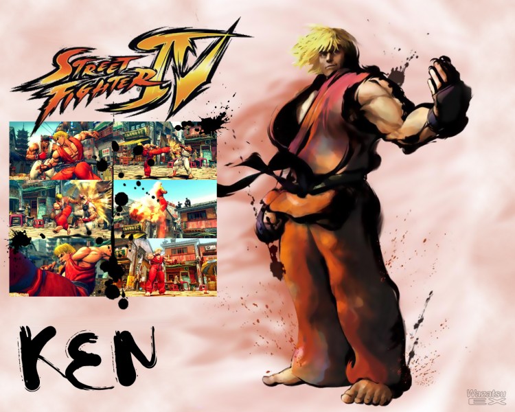 Fonds d'cran Jeux Vido Street Fighter IV Ken