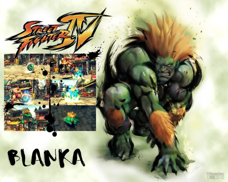 Fonds d'cran Jeux Vido Street Fighter IV Blanka