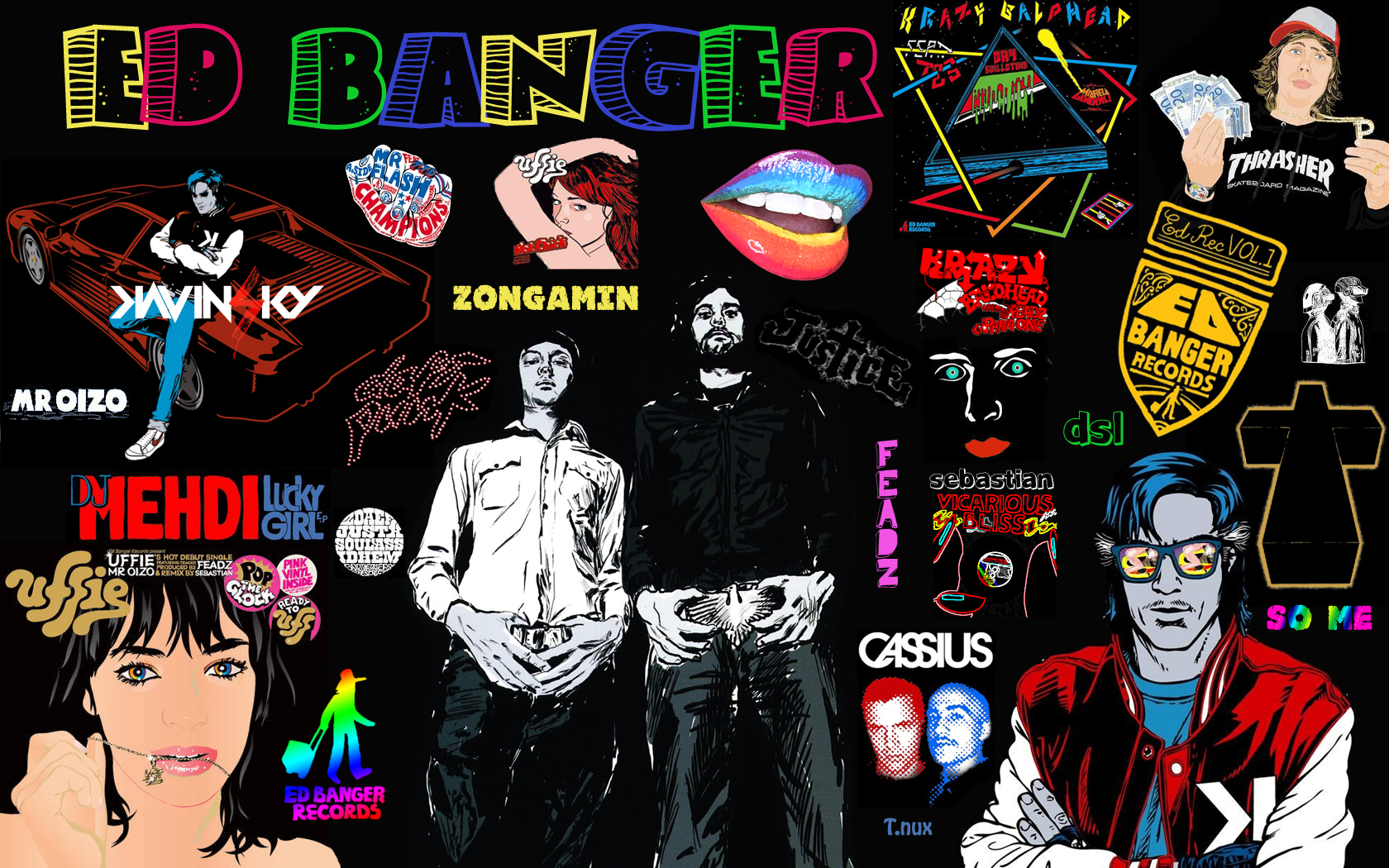 Fonds d'cran Musique Ed Banger Ed Banger Team