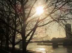 Fonds d'cran Nature la seine  rouen sous le soleil