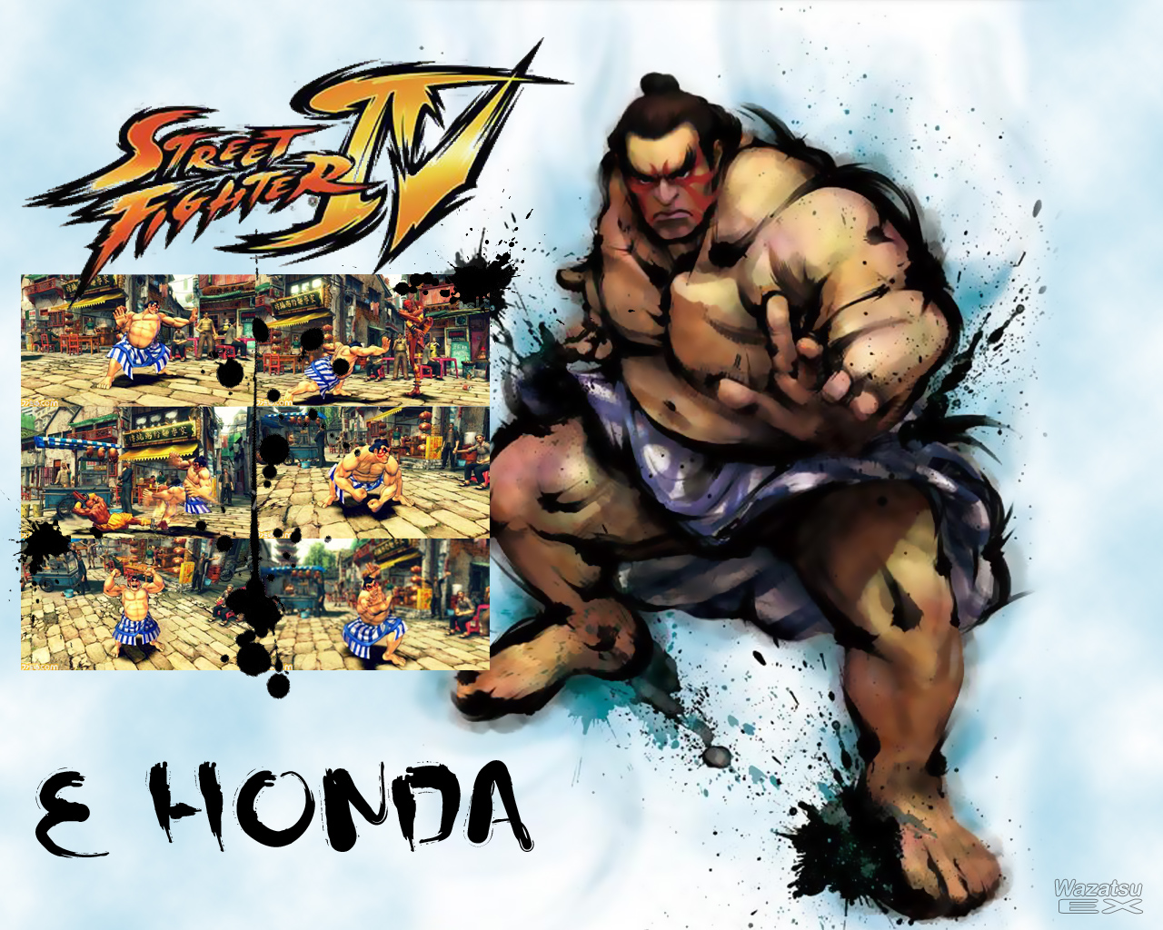 Fonds d'cran Jeux Vido Street Fighter IV E. Honda