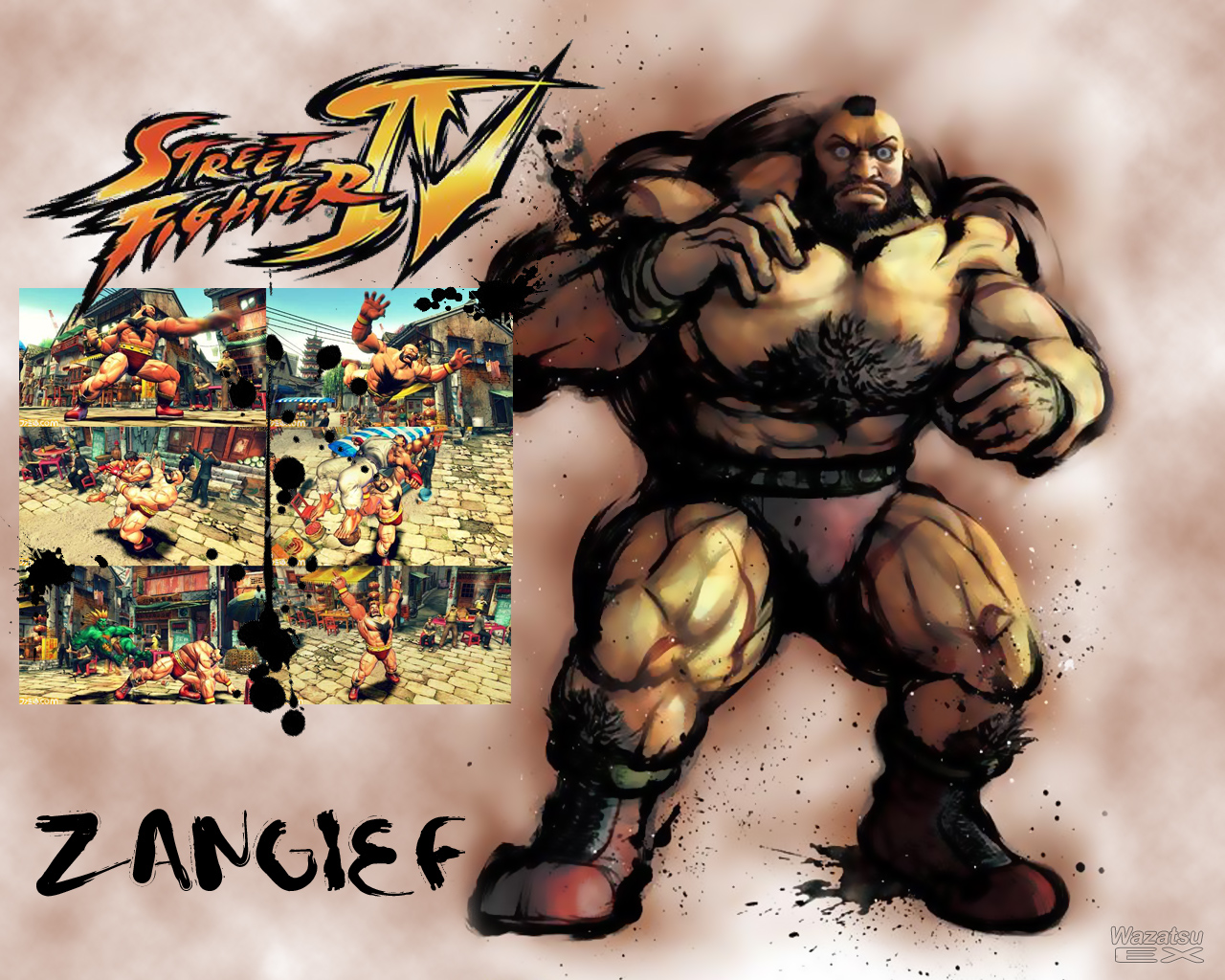 Fonds d'cran Jeux Vido Street Fighter IV Zangief