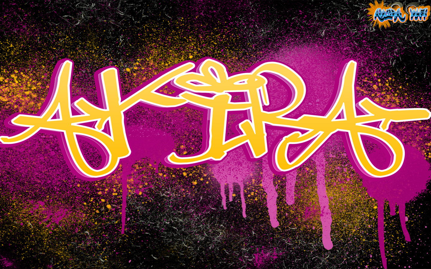 Fonds d'cran Art - Peinture Graffitis tag AKIRA