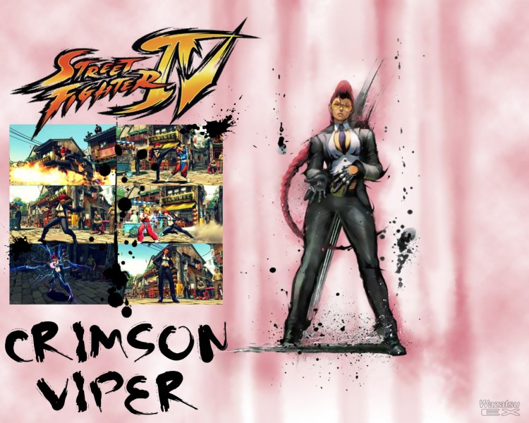 Fonds d'cran Jeux Vido Street Fighter IV Crimson Viper