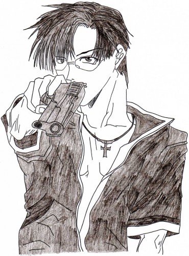 Fonds d'cran Art - Crayon Manga - Saiyuki saiyuki