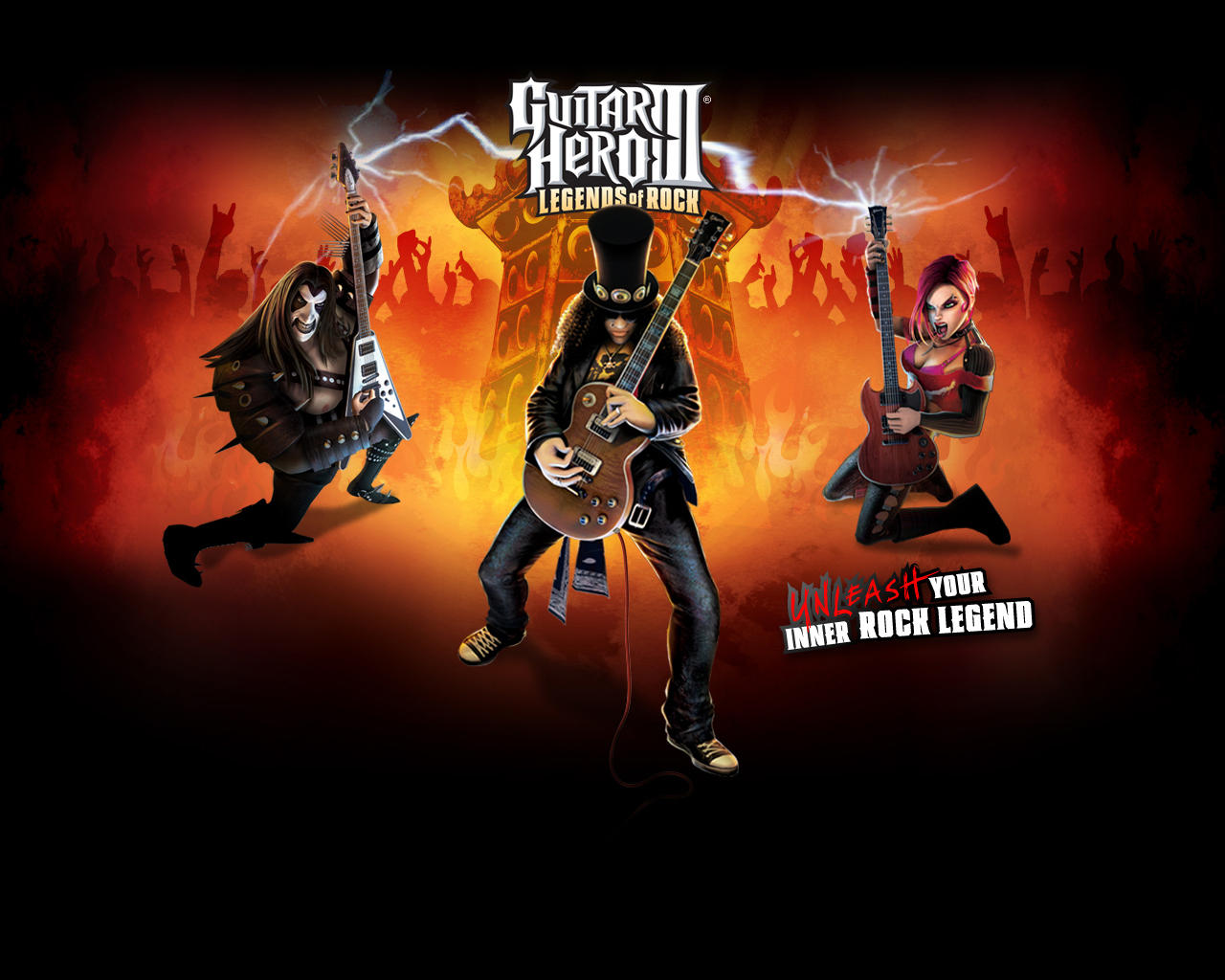 Fonds d'cran Jeux Vido Guitar Hero 3 - Legends of Rock 