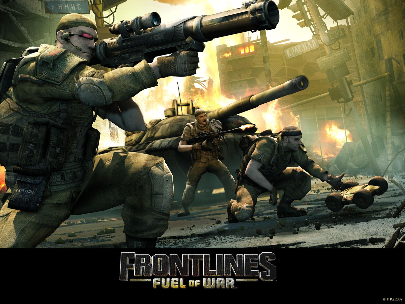 Wallpapers Video Games Front Lines : Fuel of War 