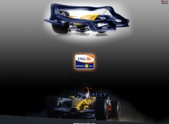 Fonds d'cran Sports - Loisirs ING Renault F1 Team 2008