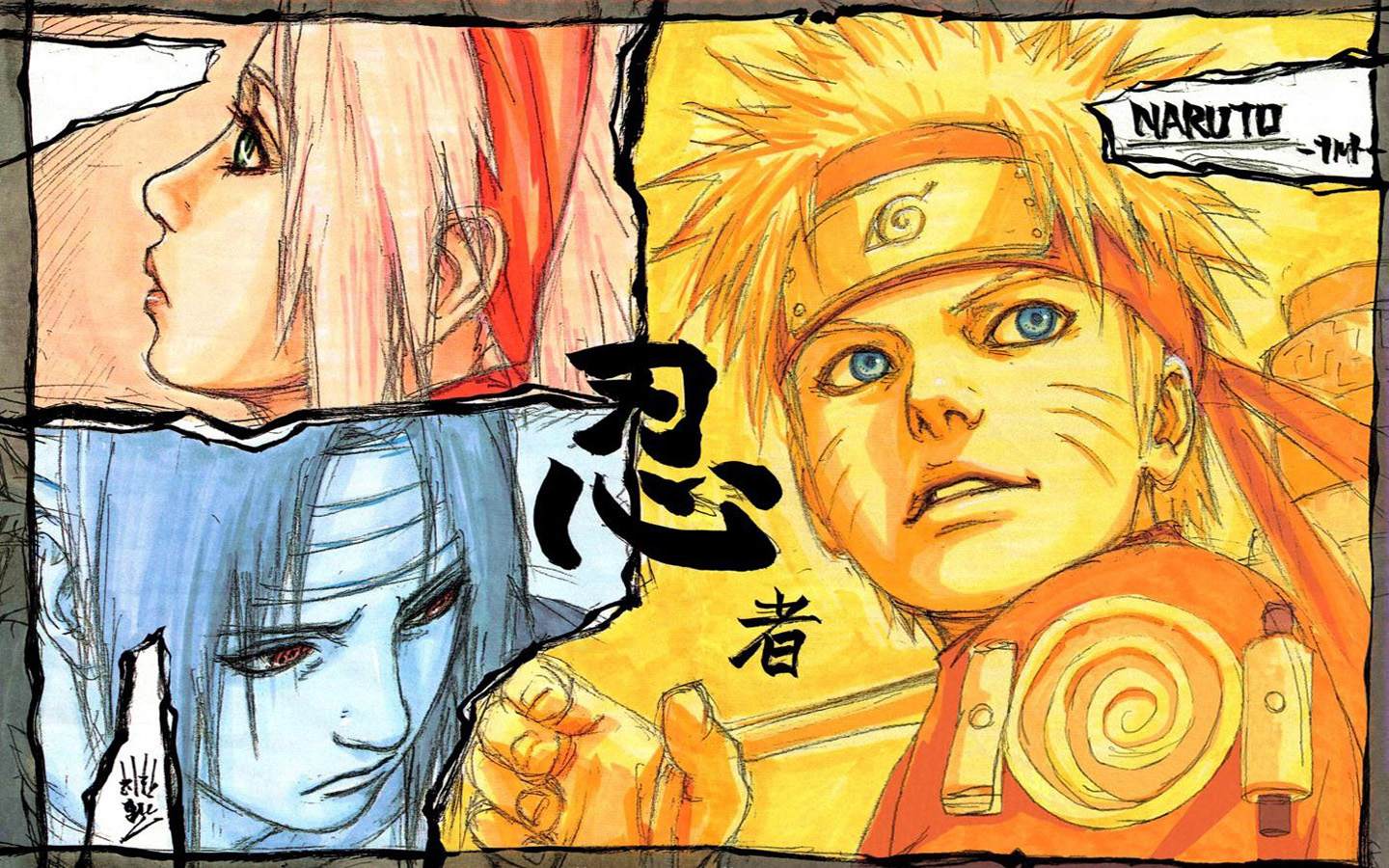 Wallpapers Manga Naruto naruto, sakura, sasuke