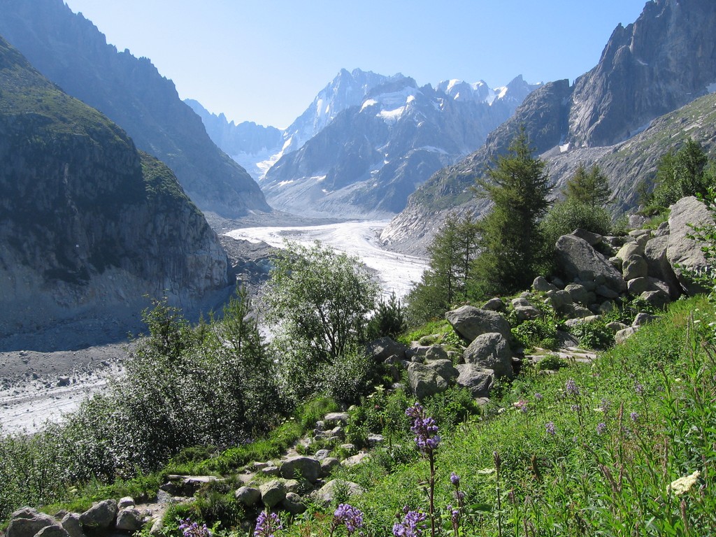 Wallpapers Trips : Europ France > Rhône-Alpes la mer de glace