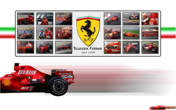 Fonds d'cran Sports - Loisirs Formule 1 Scuderia Ferrari - 1947~2008