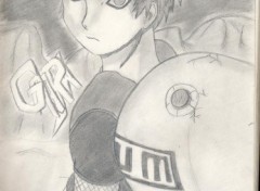 Fonds d'cran Art - Crayon gaara