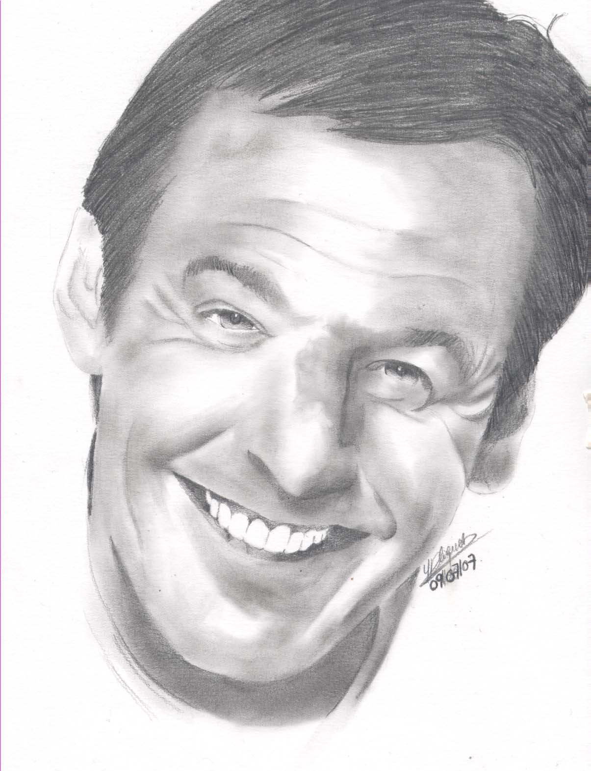 Wallpapers Art - Pencil Movies - TV Soaps Jean-Luc Reichmann