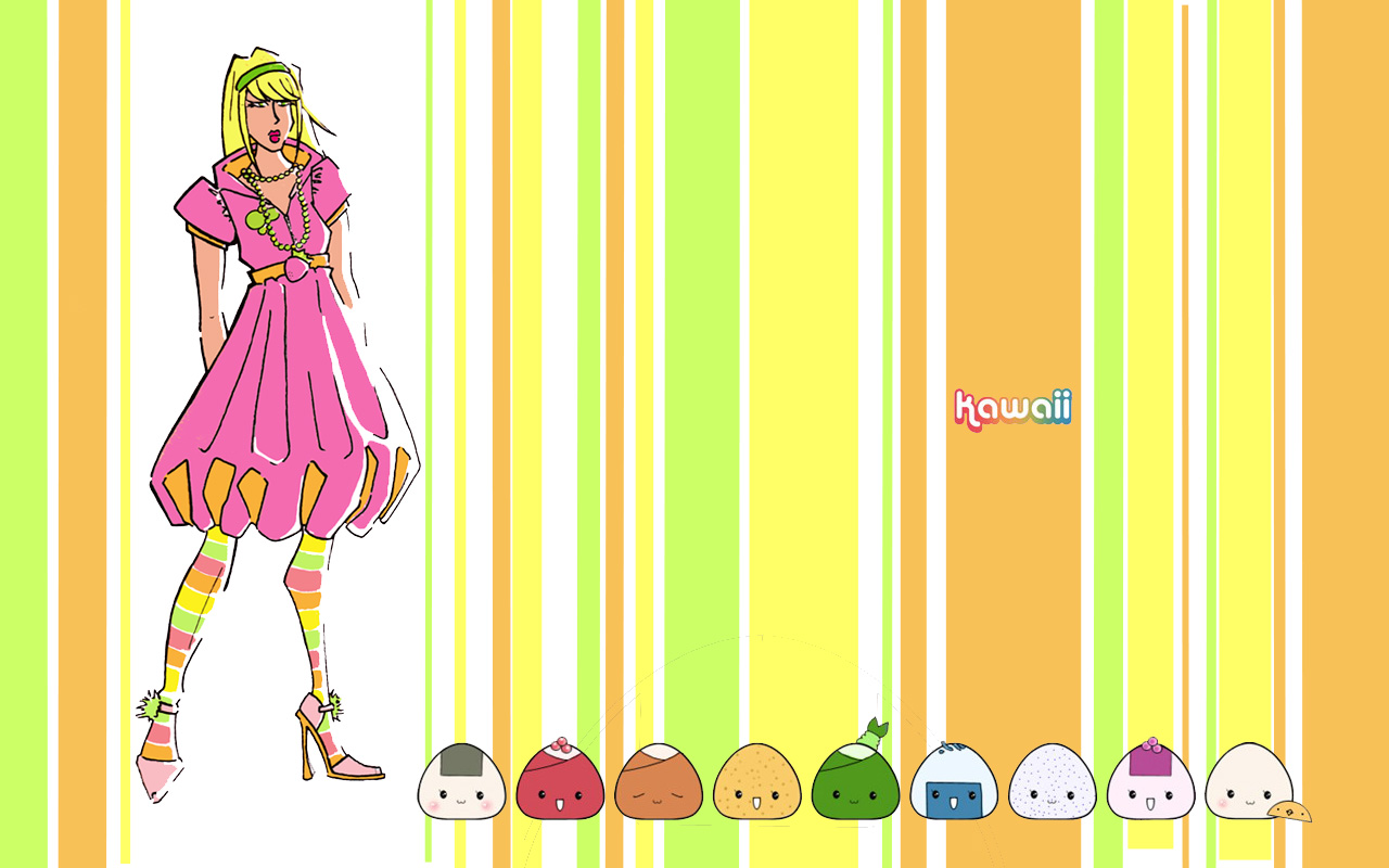 Fonds d'cran Art - Numrique Personnages kawaii girl