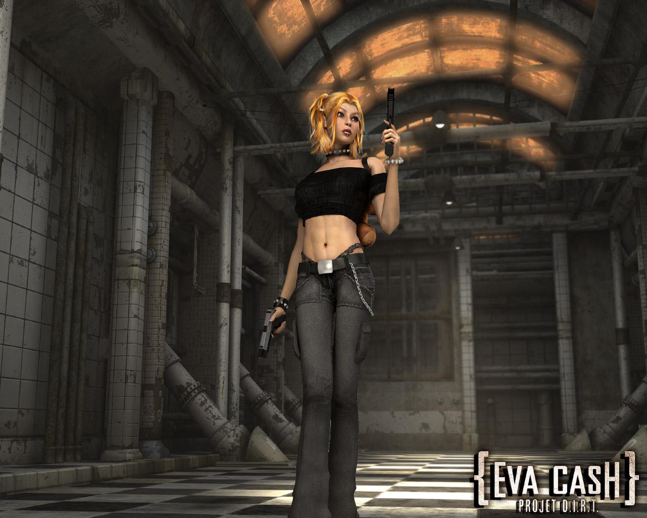 Wallpapers Video Games Eva Cash : Projet D.I.R.T. 