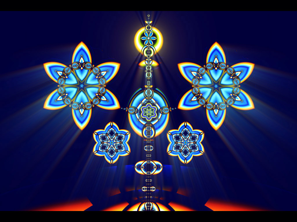 Wallpapers Digital Art Fractals, Kaleidoscope 