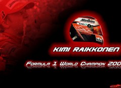 Fonds d'cran Sports - Loisirs Kimi Raikkonen World Champion 2007