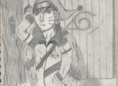 Fonds d'cran Art - Crayon x-mas naruto