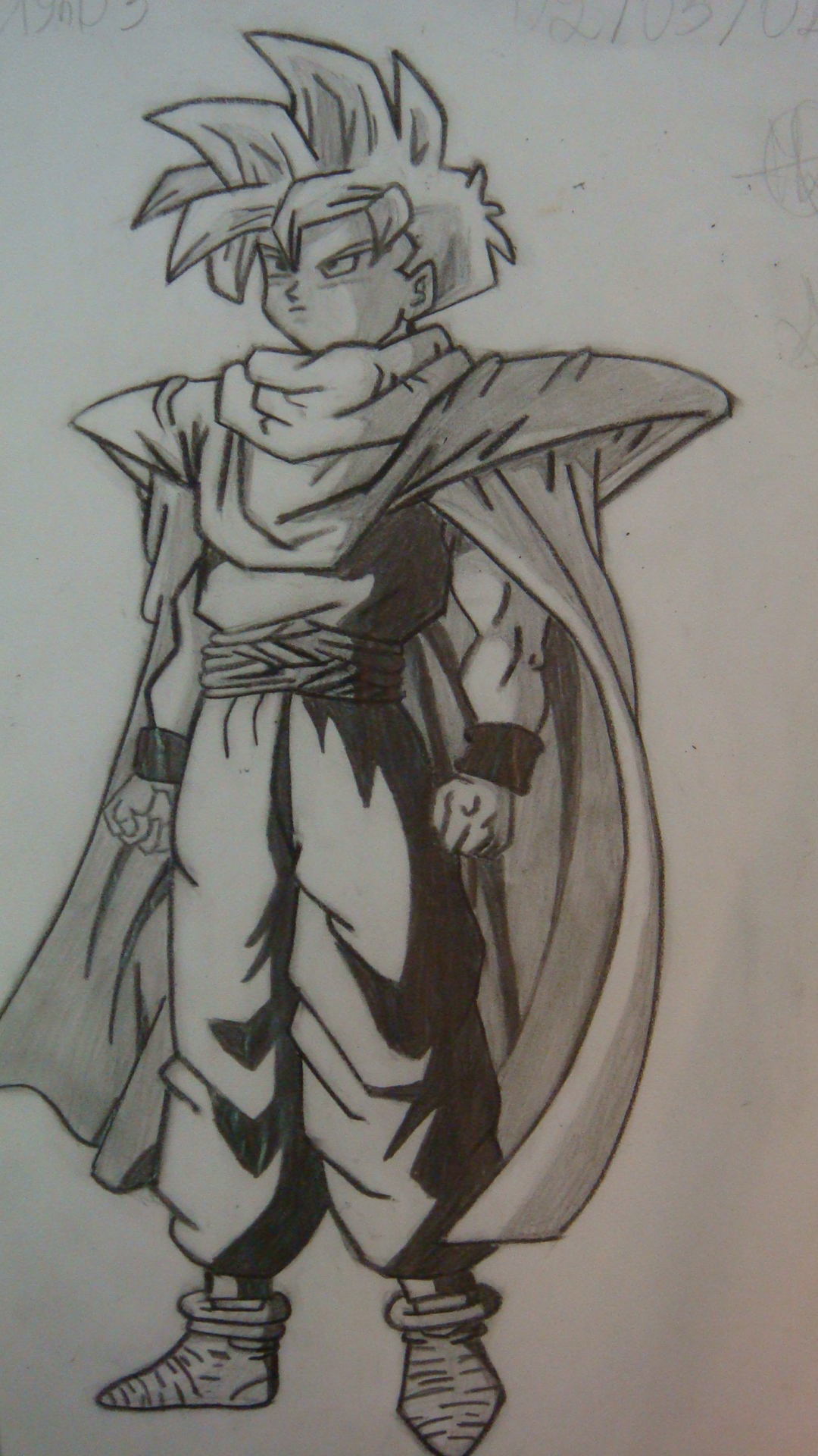 Fonds d'cran Art - Crayon Manga - Dragon Ball Z 