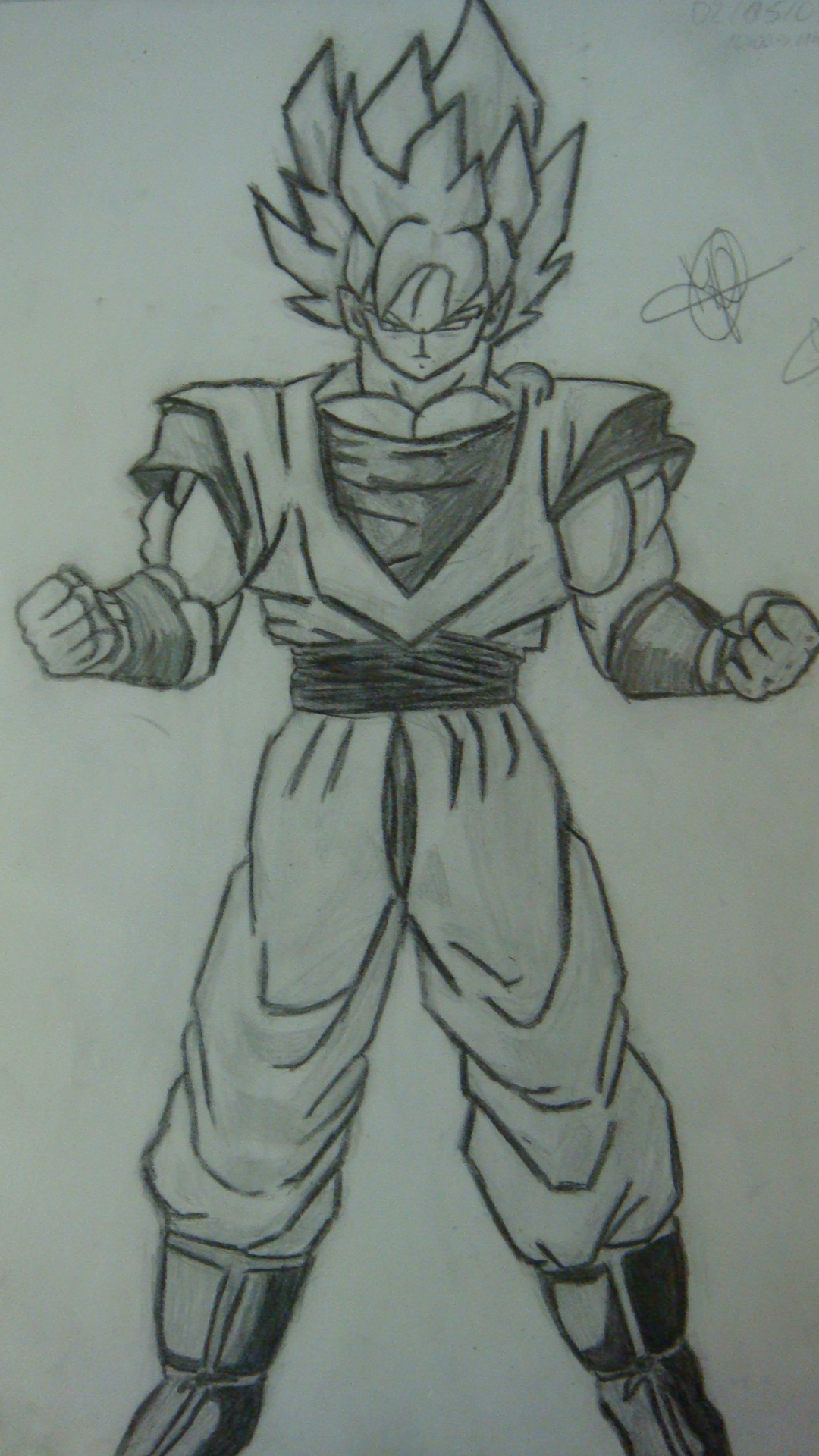 Fonds d'cran Art - Crayon Manga - Dragon Ball Z 