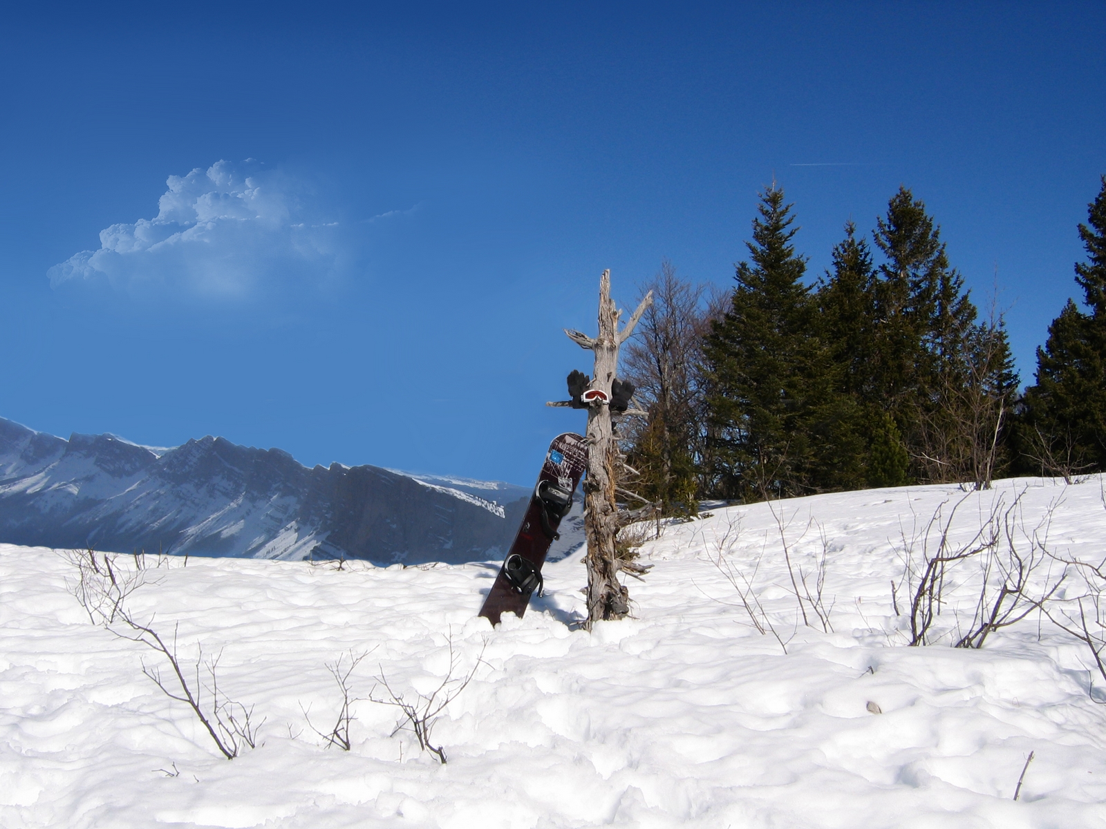 Wallpapers Nature Mountains Pause manger