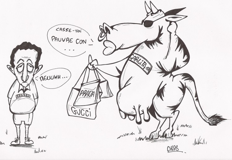 Fonds d'cran Humour Dessins Sarko kulture