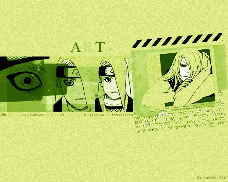 Wallpapers Manga Naruto Art Deidara