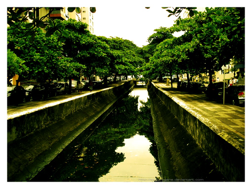 Wallpapers Constructions and architecture Bridges - Aqueduct Lake Shot