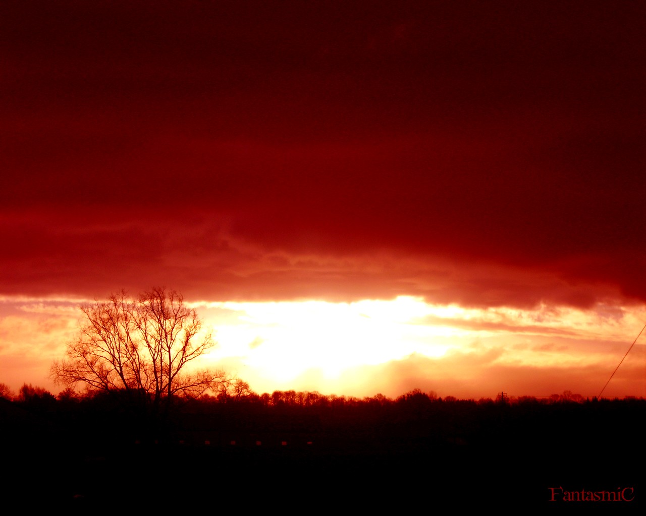 Fonds d'cran Nature Ciel - Nuages redskymorning