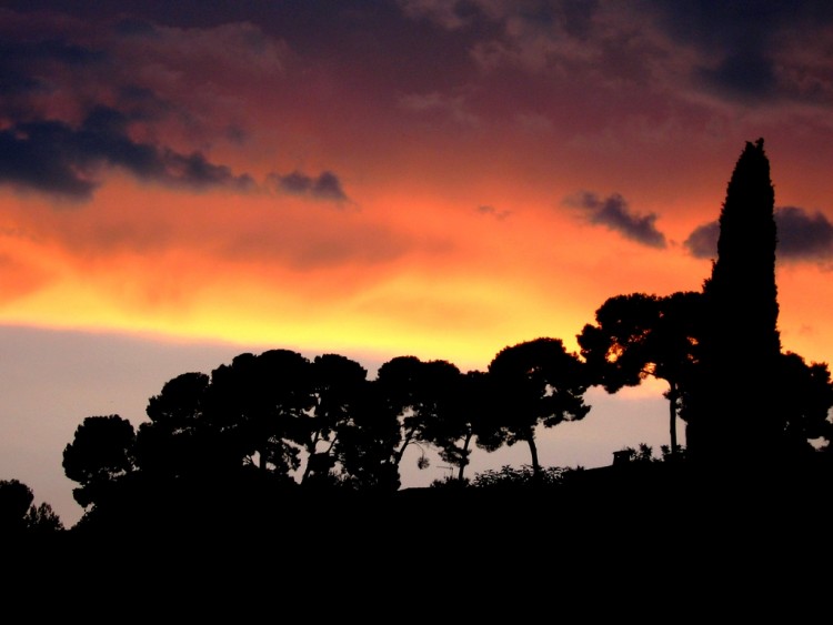 Wallpapers Nature Sunsets and sunrises Couch de soleil  Antibes