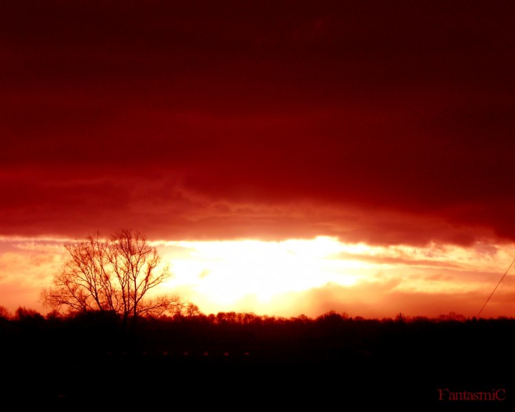 Fonds d'cran Nature Ciel - Nuages redskymorning