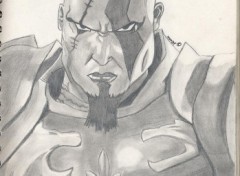 Fonds d'cran Art - Crayon Kratos .:. God Of War 2