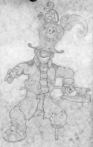 Wallpapers Art - Pencil Characters You're a pirate!