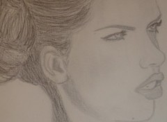 Wallpapers Art - Pencil Adriana Lima