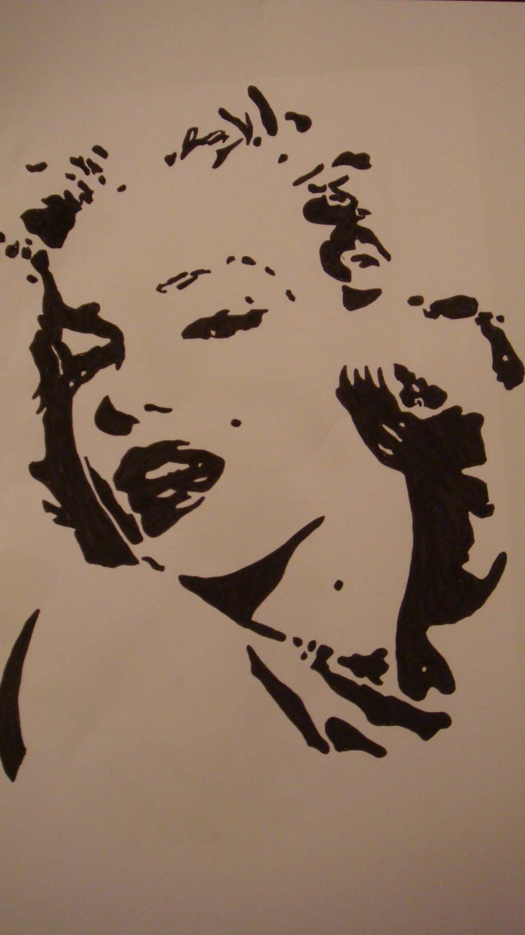 Wallpapers Art - Pencil Portraits Marylin Monroe