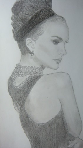 Fonds d'cran Art - Crayon Femmes - Fminit Natalie Portman