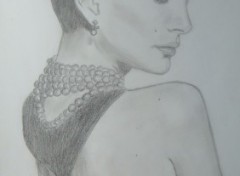 Fonds d'cran Art - Crayon Natalie Portman