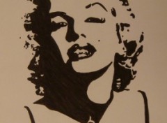 Fonds d'cran Art - Crayon Marylin Monroe