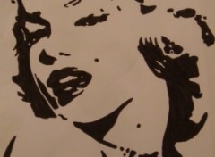 Fonds d'cran Art - Crayon Marylin Monroe