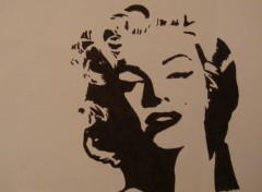 Fonds d'cran Art - Crayon Marylin Monroe