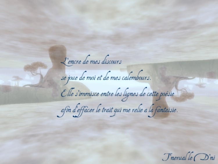 Wallpapers Digital Art Poetry - Texts L'Encre