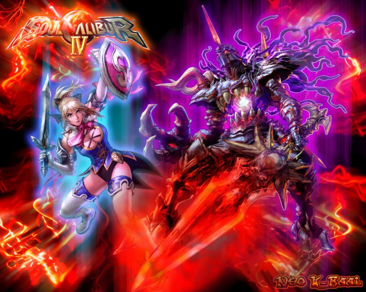 Fonds d'cran Jeux Vido Soul Calibur 4 wall SC4 cass n night